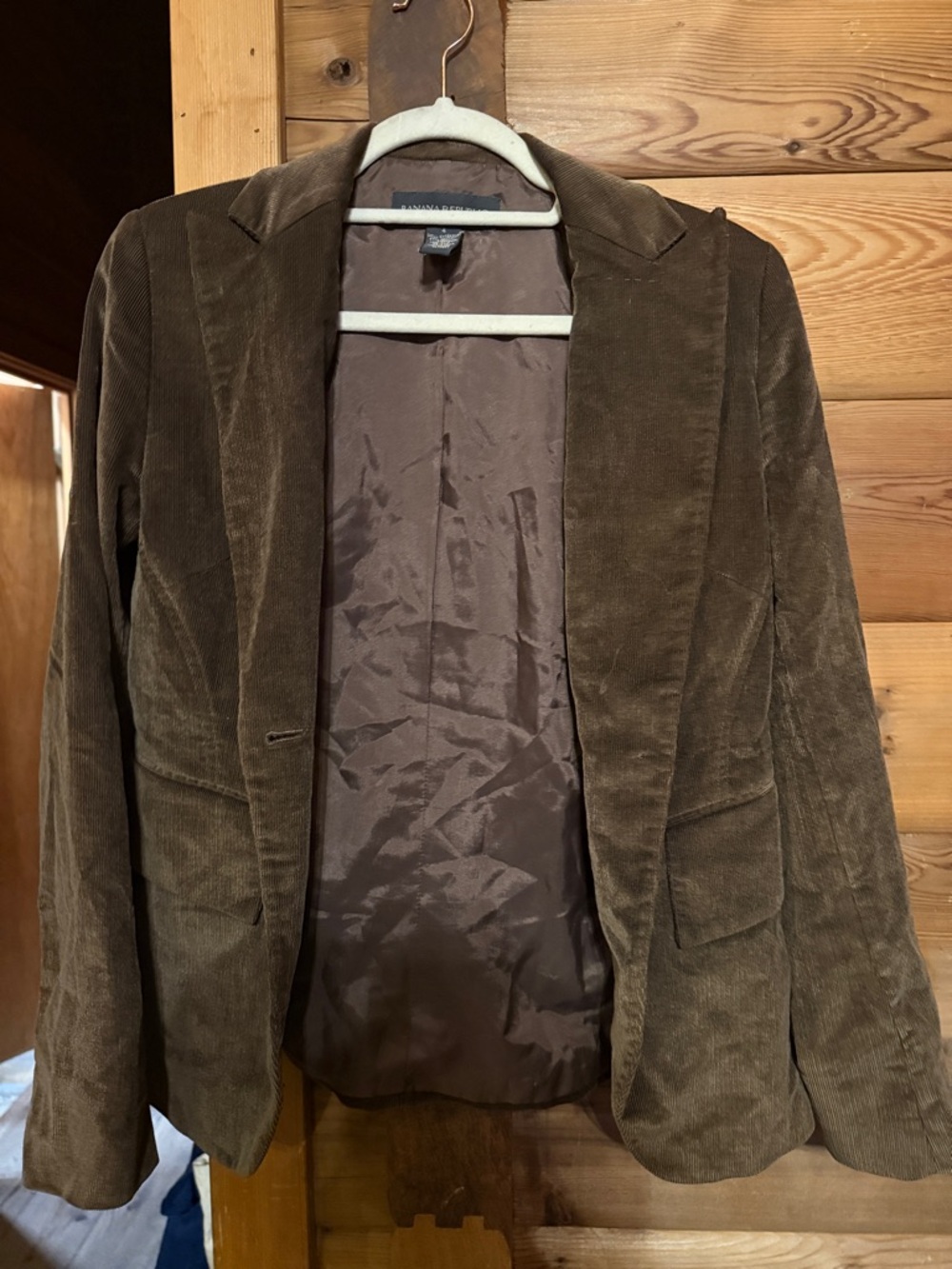Banana Republic Brown Corduroy Blazer Jacket